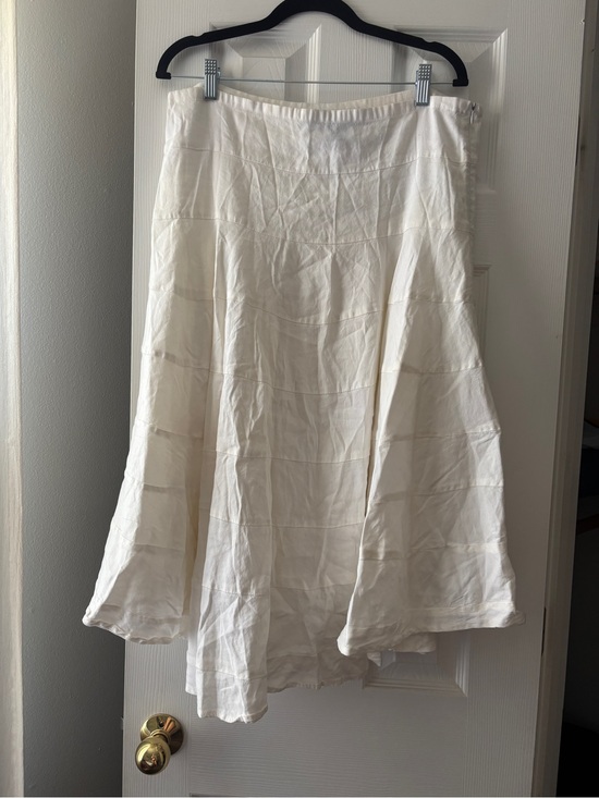 Dresses & Skirts - Vintage Linen Midi/Maxi Skirt